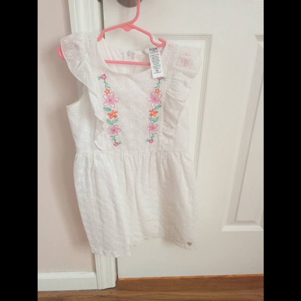 Guess Girls White Dress